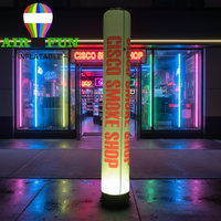 Pilier gonflable publicitaire pour événements en plein air AIRFUN avec lumière LED, colonne gonflable décorative pour festivals et célébrations