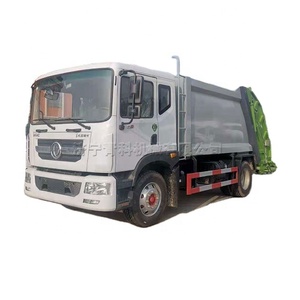 Hot selling compressed garbage truck 12.5CBM carrier 18 ton garbage compression truck with bin lifter garbage vehicle