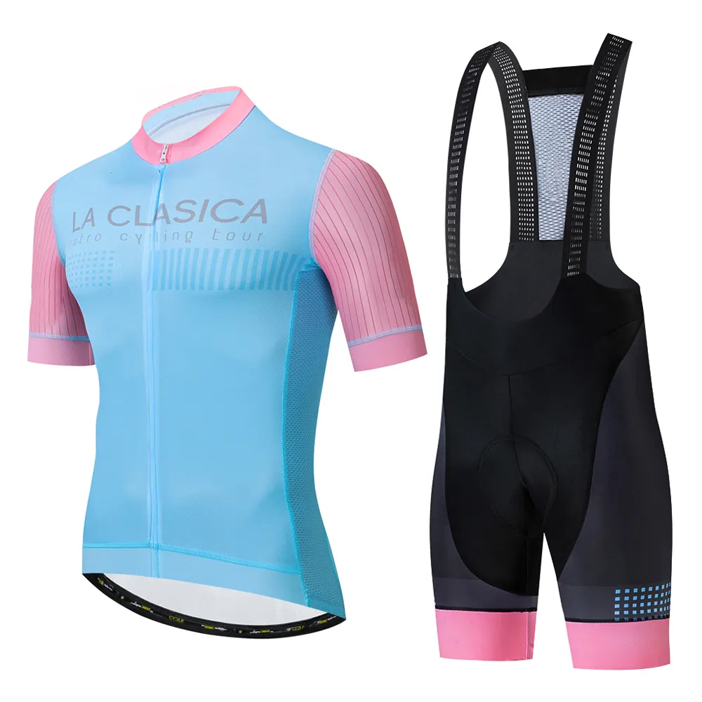 Custom Ladies Biking Wear Shirt and Shorts Set Cycling Jersey Women