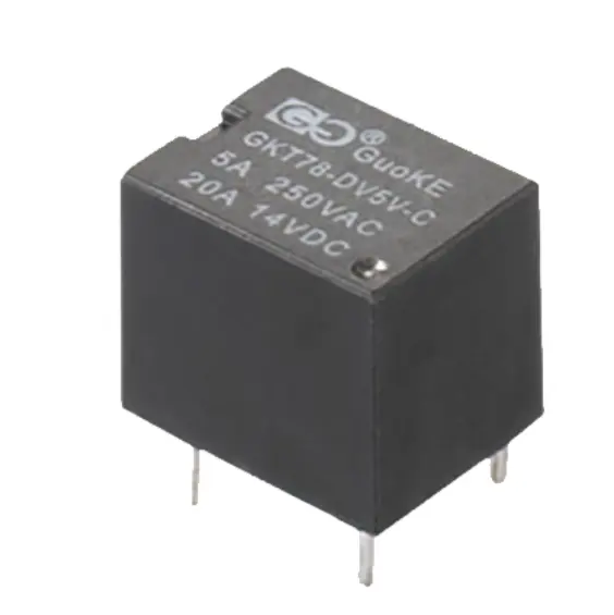 High Durability GKT78-12VDC-C 12V DC SPDT Silver Alloy Contacts 7A Switching for Automation and Control Systems Relay