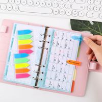 OUHONG A6 Recharges de carnet à feuilles mobiles, inserts pour classeur à 6 anneaux, pages intérieures pour planificateur budgétaire, papier journal pour classeur de budget en espèces