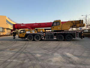 Grúa sobre camión Sany de 80 toneladas usada, sistema hidráulico original en buen estado - Product Image 4