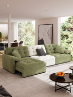 Modernes, intelligentes, wandklappbares Schlafsofa für das Wohnzimmer mit Stoffbezug und Stauraum für Apartments