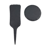 Vente en gros populaire, marqueur de balle de golf à pointe unique, bord biseauté, bleu marine et noir, vierge, pour gravure au laser