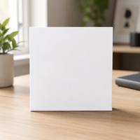Boîte d'emballage pour écouteurs en carton rigide blanc imprimé sur mesure, boîte cadeau mate haut de gamme pour écouteurs sans fil Bluetooth