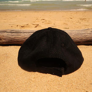 Gorra de pana de alta calidad con logotipo bordado de lujo y correa de velcro, estilo unisex, al por mayor. - Product Image 4