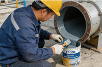 Primaire acrylique anticorrosion à l'urushi TT-300, revêtement liquide, peinture pour appareils, désulfuration acide, application au pinceau, Shandongjining Floor