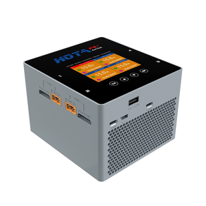 HOTA F6+ 4-Channel 250Wx4 15A Smart Lipo <b>Battery</b> Balance Charger USB-A Type-C Ports RC FPV <b>Drone</b> Private Mold Guangdong China - Product Image 3