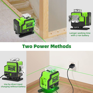 Huepar <span class=keywords><strong>P04CG</strong></span> Nivel láser 4D Digital 16 Líneas verdes 360 Autonivelación rotativa con modo manual - Product Image 6