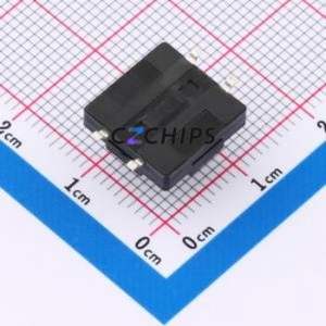 SMG-12T-H090A1 Tactile Switch SMD-4P,12x12mm Switch Single Pole Single Throw Round Button 2.5N 12mm - Product Image 2