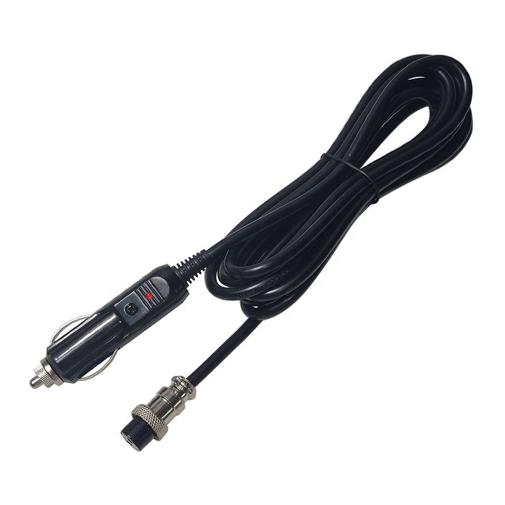 2 pin to cigarette lighter Custom GX16 2pin Male Connector to Car Cigarette Lighter Plug