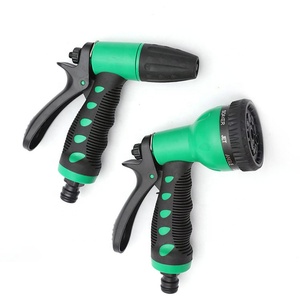 Boquilla de Manguera de Agua de Plástico ABS de Alta Presión de 3/4\", 9 Patrones Ajustables, Pistola de Pulverización para Lavado de Autos y Jardín - Product Image 1