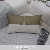 RUIYI moderne haute qualité boucle moyenne taie d'oreiller décorative couture taille housse de coussin pour la maison salon hôtel