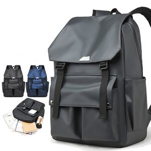 Sac à dos pour ordinateur portable en cuir de haute qualité MKW4354, sac à dos étudiant durable à plusieurs poches, sac à dos scolaire personnalisé de grande capacité pour hommes - Product Image 1