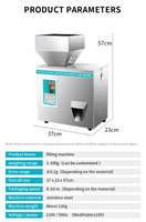 Machine de pesage et de remplissage multifonctionnelle pour poudres (haricots, céréales, assaisonnements, lait, thé, café, maïs, soda) 100g, prix de gros usine