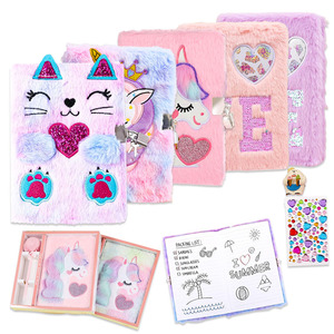 Biểu Tượng Tùy Chỉnh Cô Gái Nàng Tiên Cá A5 Thêu Cuốn Sách 80 Sheets 160 Trang Màu Nhật Ký Notepad Máy Tính Xách Tay Với Khóa - Product Image 1