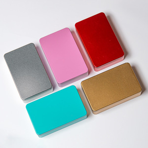 19*12*5cm Rectangle Chocolate Cookie Tin Box <strong>Big</strong> Metal Candy Tin Cans <strong>Containers</strong> for Food Packaging - Product Image 2