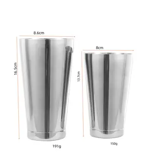 Good Quality And Price Customized Capacity 600ml Or 700ml Stainless Steel Cocktail Shaker
