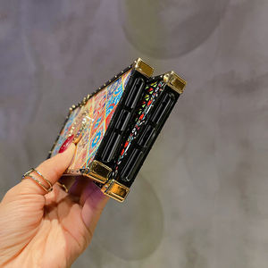 Luxe Paillettes Vintage Fleur Carré Plaid Téléphone étui pour samsung Galaxy A04 M13 A54 A14 A03S Core A73 <span class=keywords><strong>A53</strong></span> A33 A23 A13 A32 <span class=keywords><strong>A22</strong></span> - Product Image 5