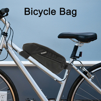 Pochette de vélo étanche personnalisée sous le tube avant stockage d'outils cadre de selle vélo sac triangle