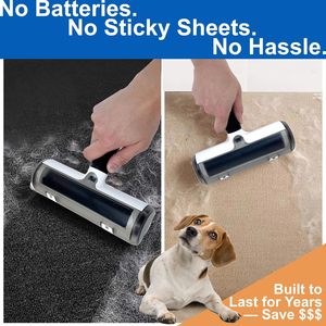 Vente en gros d'usine : Produits de toilettage pour animaux – Rouleau adhésif réutilisable double face pour enlever les poils de chat et d'animaux, brosse de nettoyage pour animaux - Product Image 4