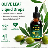 SOLOTREE 60ml Supplément Herbal à Haute Absorption d'Oleuropéine, Soutien Cardiaque et Immunitaire, Extrait de Feuille d'Olivier, Gouttes Liquides Orales