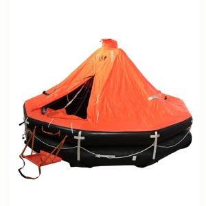 رمي في الخارج للماء <span class=keywords><strong>6</strong></span> أشخاص GFRP SOLAS حزمة مستطيل نفخ الحياة طوف - Product Image 3