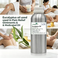 Huile essentielle d'eucalyptus de haute qualité utilisée dans les onguents antidouleur et les huiles médicamenteuses, directement de l'usine avec MSDS COA