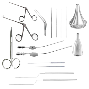 Ensemble de chirurgie de l'oreille d'oto-rhino-laryngologie de base Instruments de tympanotomie en acier inoxydable Norme de sécurité approuvée ISO CE-MOL - Product Image 4