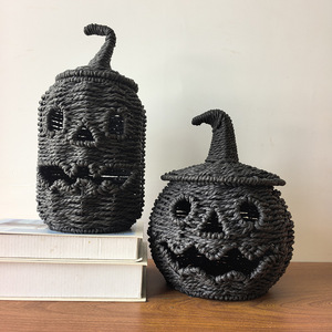 Lámpara de Calabaza de Halloween con Diseño de Dibujos Animados, Decoración de Mesa, Luz de Calabaza Sonriente, Crea un Ambiente Festivo - Product Image 2