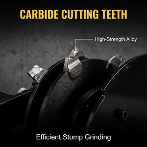Broyeur de souches robuste pour chargeuse compacte compatible Bobcat CAT John Deere <span class=keywords><strong>Kubota</strong></span> SSQA, dents en carbure et entraînement hydraulique avec protection - Product Image 4