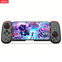 Manette de jeu mobile WFUN Type-C pour Android et iPhone 15 Series, Plug and Play, avec joysticks à effet Hall/Triggers à effet Hall