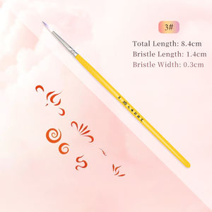 Mei Shang – Lot de quatre pinceaux doux pour le <span class=keywords><strong>visage</strong></span> et la tête, outils de maquillage professionnels, stylos de <span class=keywords><strong>dessin</strong></span> et de traçage couleur - Product Image 6