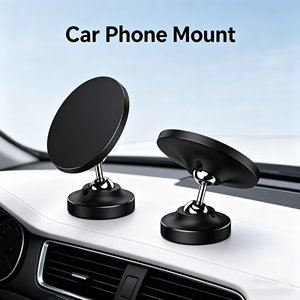 Soporte Magnético para Teléfono de Doble Cara, <span class=keywords><strong>360</strong></span> °   Soporte Plegable Giratorio para Caminadora, Equipo de Fitness y Uso en el Automóvil - Product Image 1