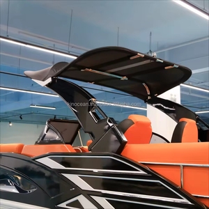 Loisirs OEM/ODM CE Certificat Options de stockage Top Vente Promotion Kinocean Aluminium Ponton Bateau pour les sports nautiques - Product Image 6