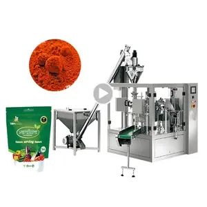 High Speed Doypack pouch tomato powder packing machine 1gram to 500gram filling and sealing machine for sale made in china