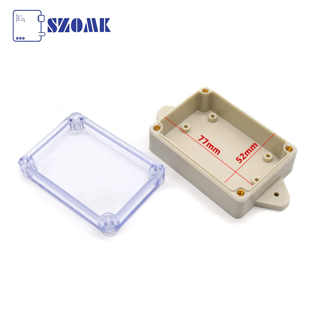 SZOMK ip66 conector impermeable al aire libre caja eléctrica de acero inoxidable a prueba caja proveedor 84X59X34mm