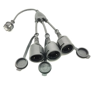 สายพ่วง 3 ช่องเสียบปลั๊ก IEC C19 100-240V สายไฟ PVC ชนิด SJTOW สำหรับจ่ายไฟ - Product Image 3