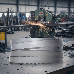 Lama per Sega a Nastro Bimetallica Industriale per Taglio <span class=keywords><strong>di</strong></span> Metallo e Legno, in Carburo <span class=keywords><strong>di</strong></span> Tungsteno, Personalizzabile OEM, Alta Efficienza, Lunga Durata - Product Image 6