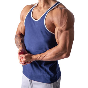 Camiseta sin mangas de algodón personalizada para hombre, estilo urbano de alta calidad, para gimnasio y deportes de verano - Product Image 4