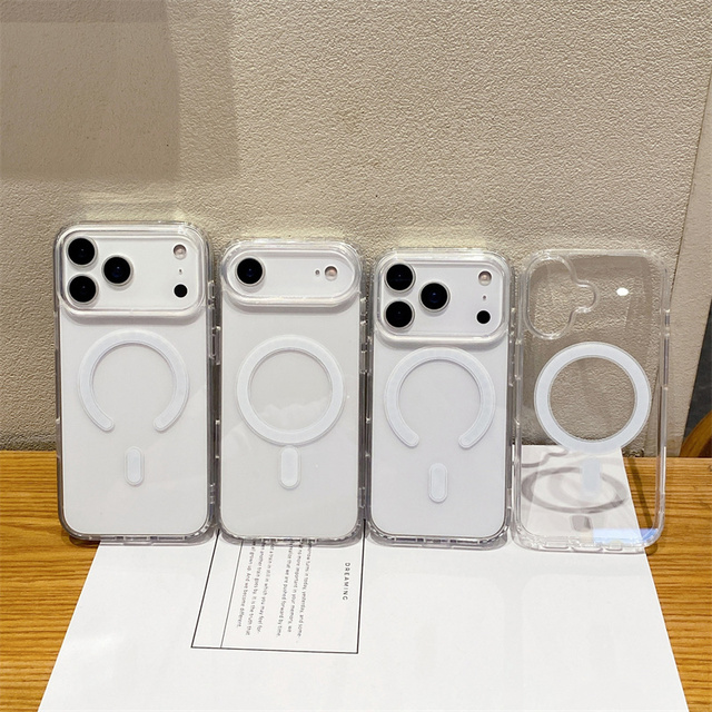Premium Clear Transparent TPU PC Hybrid Mobile Phone Case for iphone 17 air Pro Max Series Cases in Cheap Price