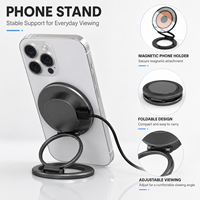 Support de téléphone magnétique rotatif à 360 degrés avec charge sans fil, compatible avec toutes les séries d'iPhone, pour bureau, disponible en OEM/ODM