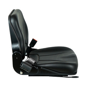 ที่นั่งรถยกสีดำแบบพับได้อะไหล่เครื่องจักรกลการเกษตรที่นั่งรถยกพนักพิงพีวีซีแบบปรับได้สำหรับยานพาหนะอุตสาหกรรม - Product Image 4