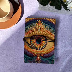 Cadeau épaissi de la fête du travail du journal A6 pour que les spécialistes de l'assurance qualité reconnaissent leur précision avec un œil orné avec Intr - Product Image 1