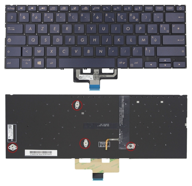 Replacement Laptop Parts for ZenBook 14 UX433 UX433FA UX433FAC UX433FN UX433FQ US Keyboard Backlit
