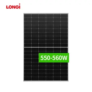 Longi-célula de corte medio, cristal Bifacial Dual, 540w, a la venta