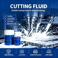 Fluido de Corte Semisintético a Base de Agua, Refrigerante Soluble para Centro CNC con Excelente Lubricidad y Propiedades de Refrigeración