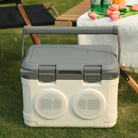 Personnalisé 21L Nouveau Design PU Moussant Isolation De Pêche Glacière Glacière Pour Le Camping
