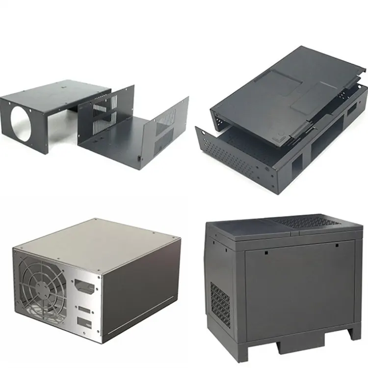 カスタマイズされた鋼板金属プロジェクトボックスケースメタルスタンピングキットまたは電話ケースウォッシャーブランクミョウバンフラットパーツ