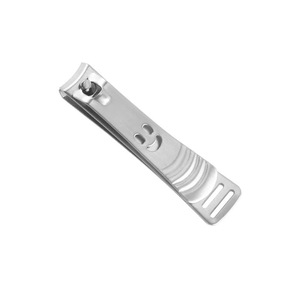 Coupe-ongles en acier inoxydable, outil de manucure manuel, à mâchoires plates, anti-éclaboussures, grande taille pour doigts et orteils - Product Image 5